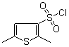 structure of CAS# 97272-04-3, 2,5-二甲基噻吩-3-磺酰氯