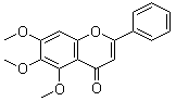 structure of CAS# 973-67-1, 5,6,7-三甲氧基黄酮