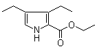 CAS # 97336-41-9, Ethyl 3,4-diethylpyrrole-2-carboxylate, 2-Ethoxycarbonyl-3,4-diethylpyrrole, 3,4-Diethyl-1H-pyrrole-2-carboxylic acid ethyl ester