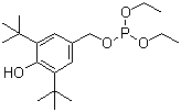 CAS # 976-56-7, Diethyl 3,5-di-tert-butyl-4-hydroxybenzyl phosphate, Antioxidant 1222