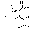 structure of CAS# 97856-19-4, (1R-反式)-2-甲酰基-4-羟基-3-甲基-alpha-亚甲基-2-环戊烯-1-乙醛