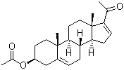 structure of CAS# 979-02-2, 16-Dehydropregnenolone acetate