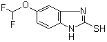 structure of CAS# 97963-62-7, 5-二氟甲氧基-2-巯基-1H-苯并咪唑
