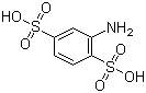 CAS 登录号：98-44-2, 2-氨基-1,4-苯二磺酸, 苯胺-2,5-二磺酸, 苯胺-2,5-双磺酸