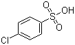 structure of CAS# 98-66-8, 4-Chlorobenzenesulfonic acid