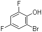 structure of CAS# 98130-56-4, 2-Bromo-4,6-difluorophenol