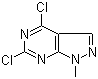 structure of CAS# 98141-42-5, 4,6-二氯-1-甲基-1H-吡唑并[3,4-d]嘧啶