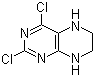 2,4-Dichloro-5,6,7,8-tetrahydropteridine molecular structure (CAS 98142-36-0)