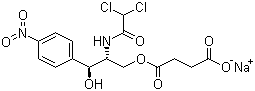 structure of CAS# 982-57-0, 琥珀酸钠氯霉素