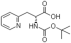 structure of CAS# 98266-32-1, Boc-D-2-pyridylalanine