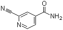 structure of CAS# 98273-47-3, 2-氰基-4-吡啶甲酰胺