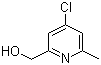 structure of CAS# 98280-32-1, (4-氯-6-甲基-2-吡啶基)甲醇