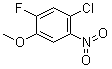 structure of CAS# 98404-03-6, 1-Chloro-5-fluoro-4-methoxy-2-nitrobenzene