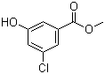 structure of CAS# 98406-04-3, Methyl 3-chloro-5-hydroxybenzoate