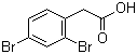 structure of CAS# 98434-44-7, 2,4-二溴苯乙酸