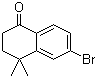 structure of CAS# 98453-60-2, 6-Bromo-4,4-dimethyl-3,4-dihydro-2H-naphthalen-1-one
