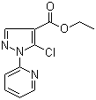 structure of CAS# 98475-61-7, 5-氯-1-(2-吡啶基)-1H-吡唑-4-羧酸乙酯