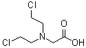 CAS 登录号：98486-41-0, N,N-二(2-氯乙基)甘氨酸