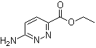 6-氨基哒嗪-3-羧酸乙酯分子结构 (CAS 98548-01-7)