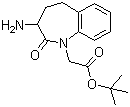 structure of CAS# 98626-45-0, 3-氨基-2,3,4,5-四氢-2-氧代-1H-1-苯并氮杂卓-1-乙酸叔丁酯