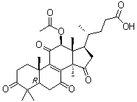 Lucidenic acid D molecular structure (CAS 98665-16-8)