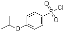 structure of CAS# 98995-40-5, 4-Isopropoxybenzenesulfonyl chloride