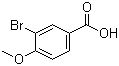 structure of CAS# 99-58-1, 3-溴-4-甲氧基苯甲酸