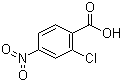 2-氯-4-硝基苯甲酸分子结构 (CAS 99-60-5)