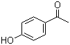 CAS # 99-93-4, 4'-Hydroxyacetophenone, 1-(4-Hydroxyphenyl)ethanone, 4-Acetylphenol, p-Hydroxyacetophenone