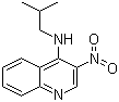 structure of CAS# 99009-85-5, 4-异丁胺基-3-硝基喹啉