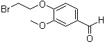 structure of CAS# 99070-23-2, 4-(2-Bromoethoxy)-3-methoxybenzaldehyde