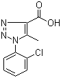 CAS 登录号：99074-45-0, 1-(2-氯苯基)-5-甲基-1H-[1,2,3]三唑-4-甲酸