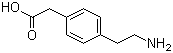 4-(2-Aminoethyl)benzeneacetic acid molecular structure (CAS 99075-24-8)