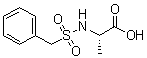 structure of CAS# 99076-56-9, N-[(苄基)磺酰基]-L-丙氨酸