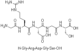 CAS # 99131-38-1, Glycyl-L-arginyl-L-alpha-aspartylglycyl-L-serine