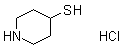 4-Piperidinethiol hydrochloride molecular structure (CAS 99201-86-2)
