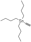 structure of CAS# 994-89-8, Tributylethynylstannane