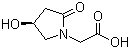 structure of CAS# 99437-11-3, (S)-2-(4-羟基-2-氧代吡咯烷-1-基)乙酸