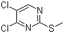 CAS # 99469-85-9, 4,5-Dichloro-2-(methylthio)pyrimidine