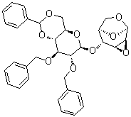 CAS 登录号：99541-22-7, 1,6:2,3-二脱水-4-O-[2,3-二-O-(苯基甲基)-4,6-O-(苯基亚甲基)-beta-D-吡喃葡萄糖基]-beta-D-吡喃甘露糖