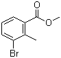 Methyl 3-bromo-2-methylbenzoate molecular structure (CAS 99548-54-6)