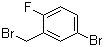 CAS # 99725-12-9, 2-Fluoro-5-bromobenzyl bromide