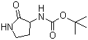 structure of CAS# 99780-97-9, 3-Boc-氨基吡咯烷-2-酮