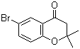 structure of CAS# 99853-21-1, 6-溴-2,2-二甲基-4-二氢色原酮