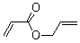 structure of CAS# 999-55-3, Allyl acrylate