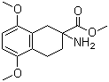 CAS # 99907-80-9, Methyl 2-amino-5,8-dimethoxy-1,2,3,4-tetrahydronaphthalene-2-carboxylate, 2-Amino-1,2,3,4-tetrahydro-5,8-dimethoxy-2-naphthalenecarboxylic acid methyl ester