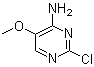 structure of CAS# 99979-77-8, 2-Chloro-5-methoxy-4-pyrimidinamine